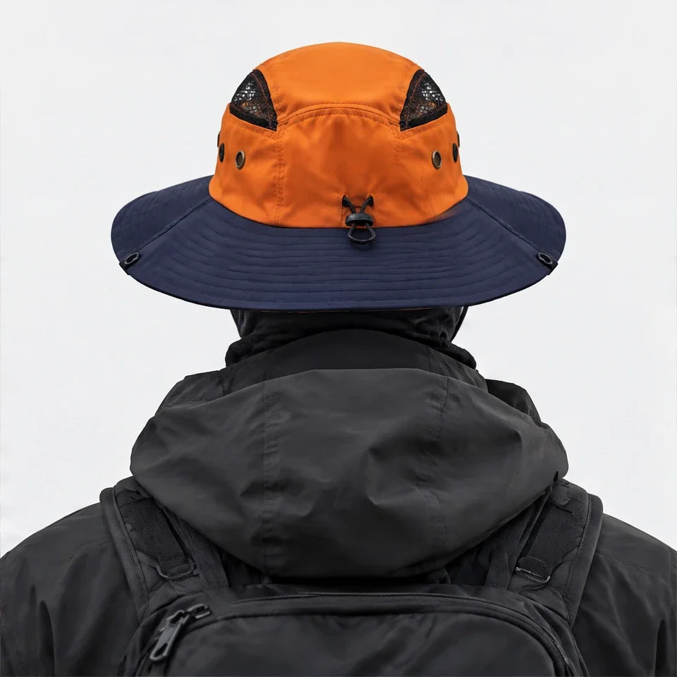 Moor - Unisex Breathable Sun Hat - Orange