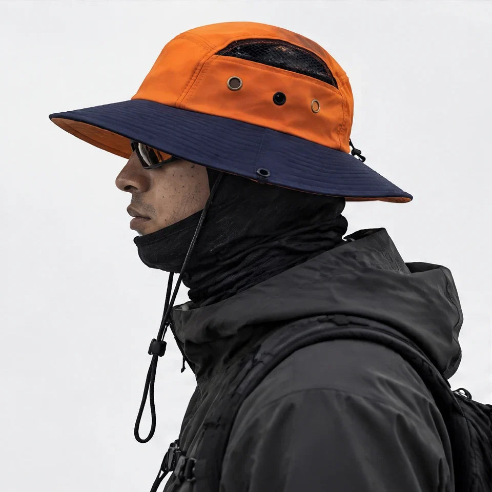 Moor - Unisex Breathable Sun Hat - Orange