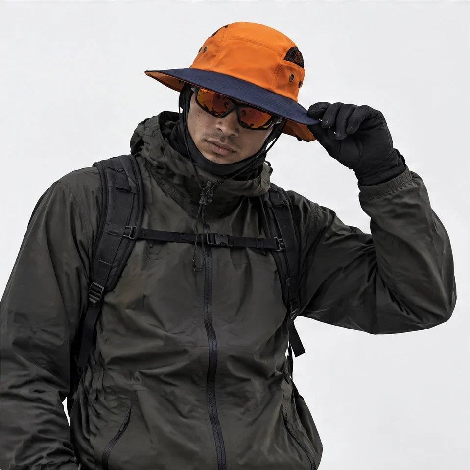 Moor - Unisex Breathable Sun Hat - Orange