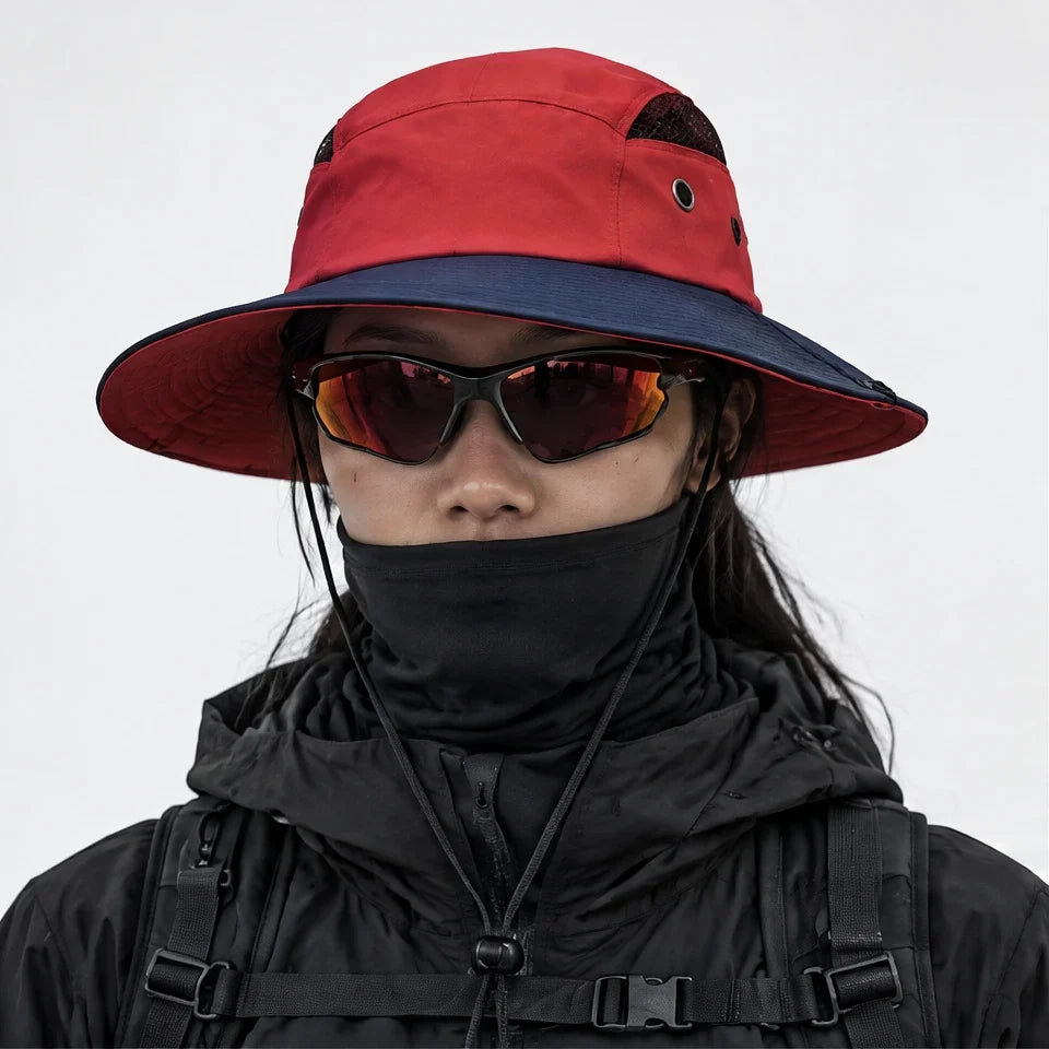 Moor - Unisex Breathable Sun Hat - Red