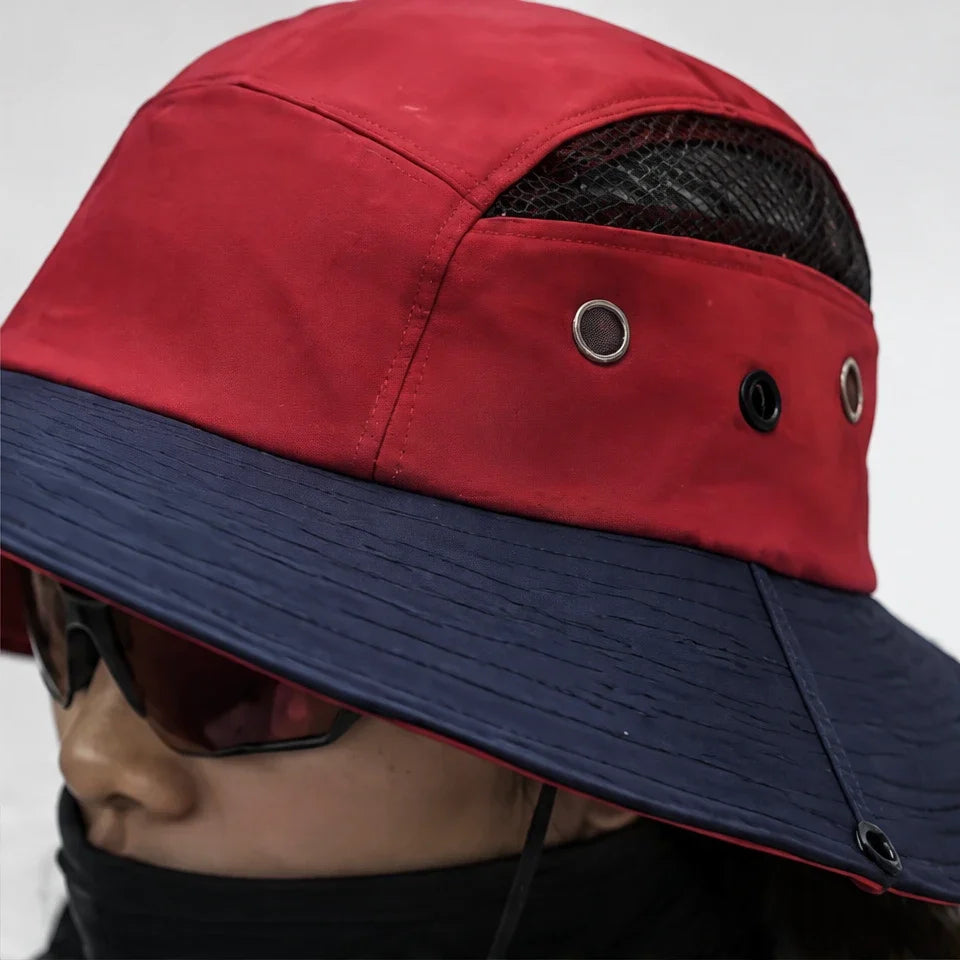 Moor - Unisex Breathable Sun Hat - Red