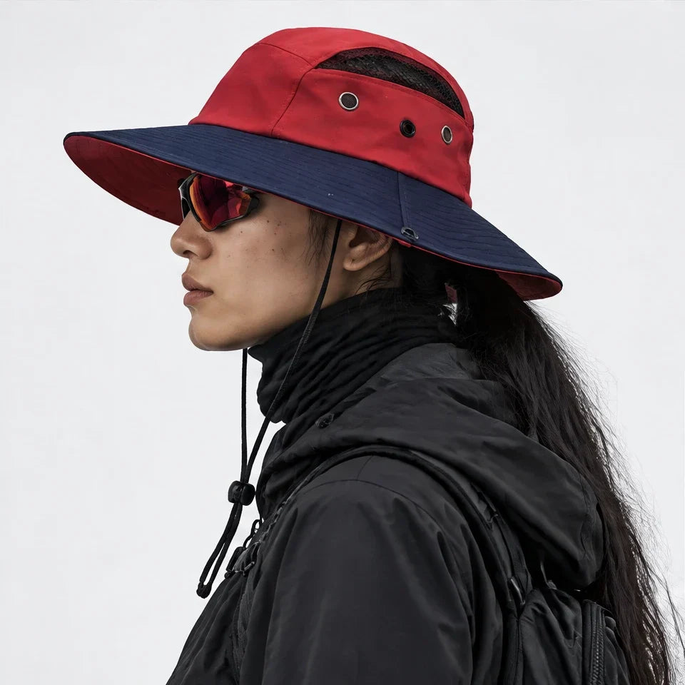 Moor - Unisex Breathable Sun Hat - Red