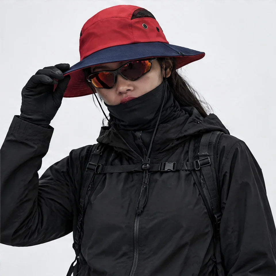 Moor - Unisex Breathable Sun Hat - Red