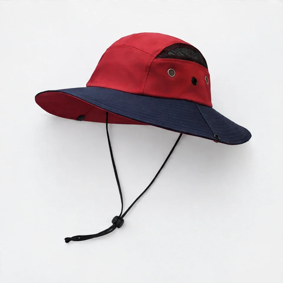 Moor - Unisex Breathable Sun Hat - Red