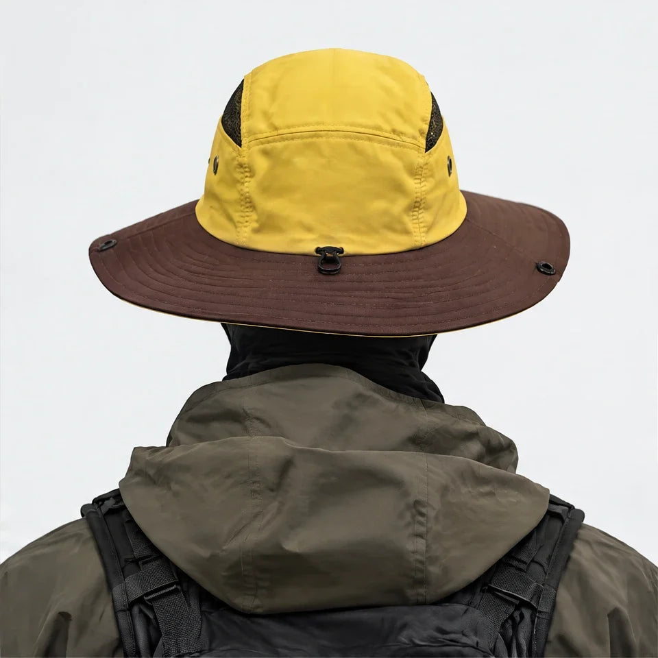 Moor - Unisex Breathable Sun Hat - Yellow