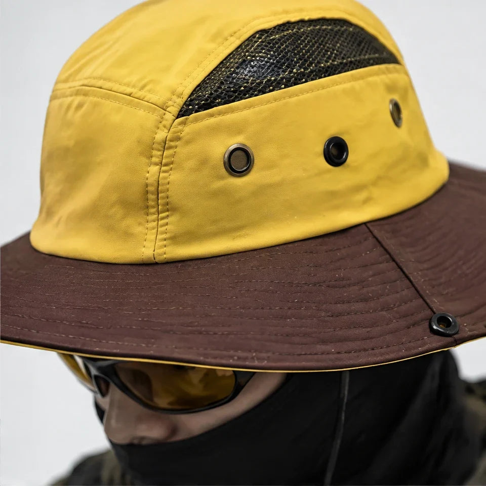 Moor - Unisex Breathable Sun Hat - Yellow