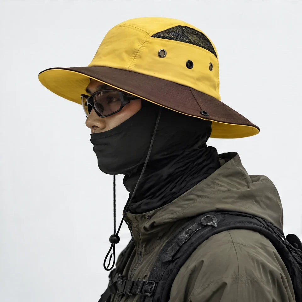 Moor - Unisex Breathable Sun Hat - Yellow