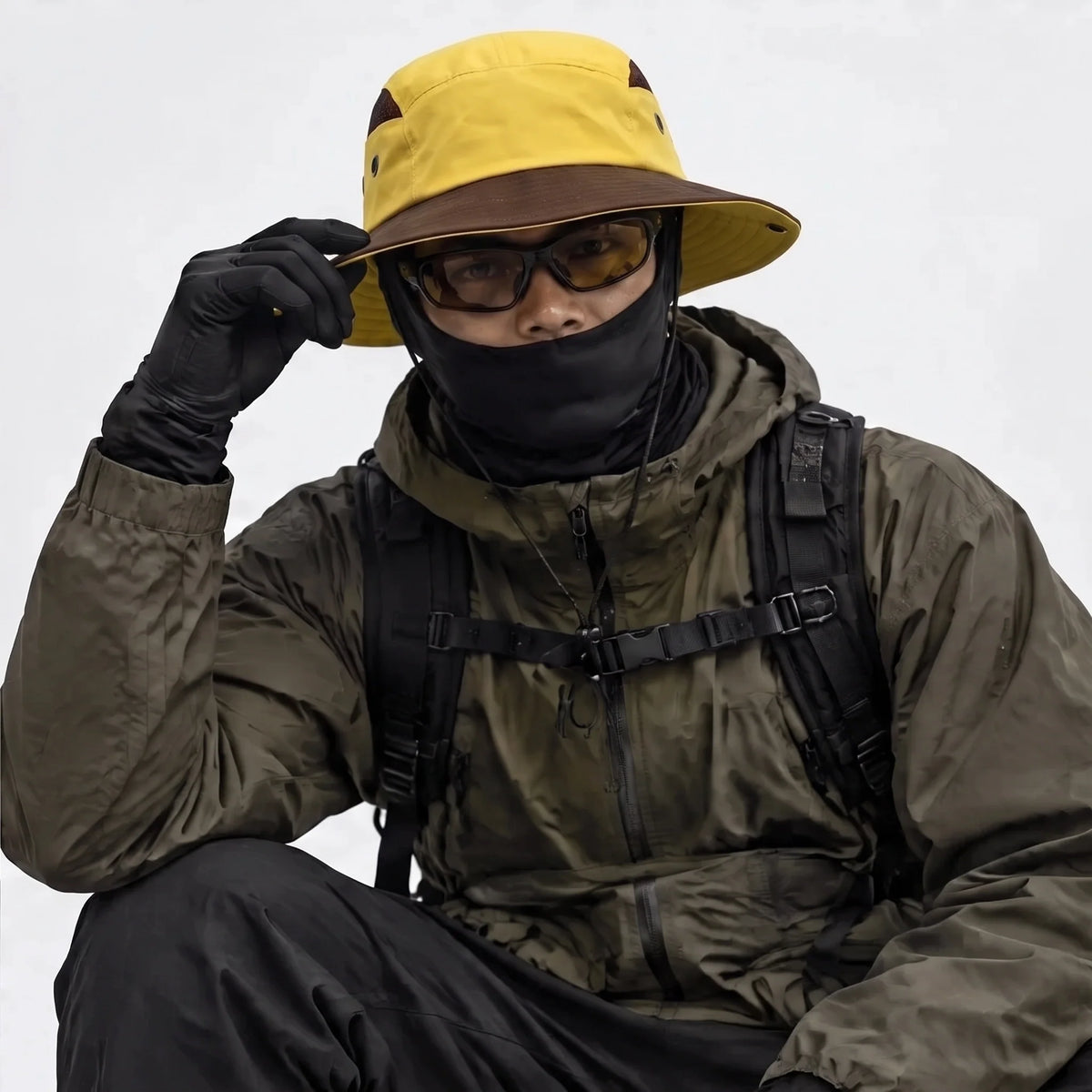 Moor - Unisex Breathable Sun Hat - Yellow