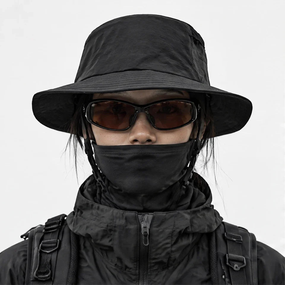 Tor - Unisex Breathable Sun Hat - Black