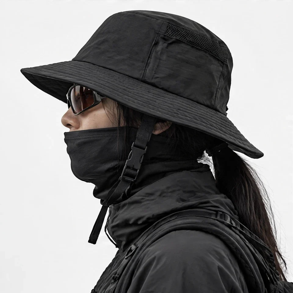 Tor - Unisex Breathable Sun Hat - Black