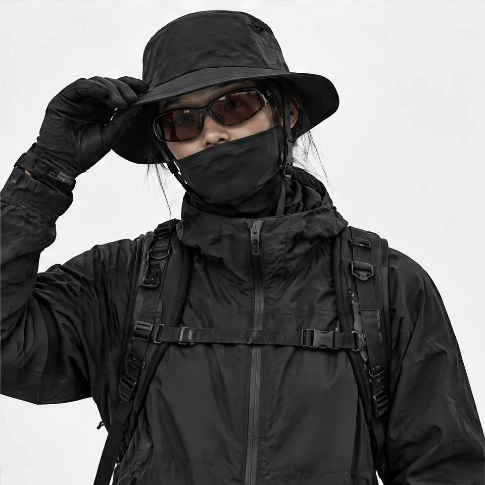Tor - Unisex Breathable Sun Hat - Black