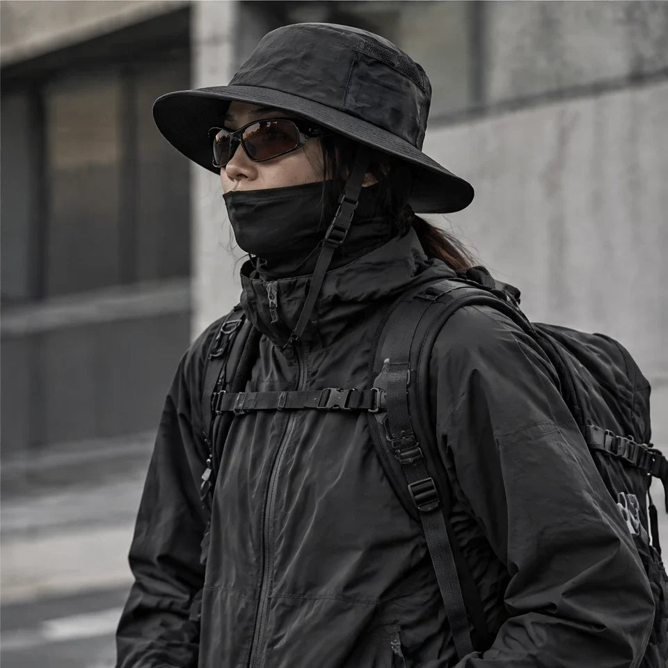 Tor - Unisex Breathable Sun Hat - Black