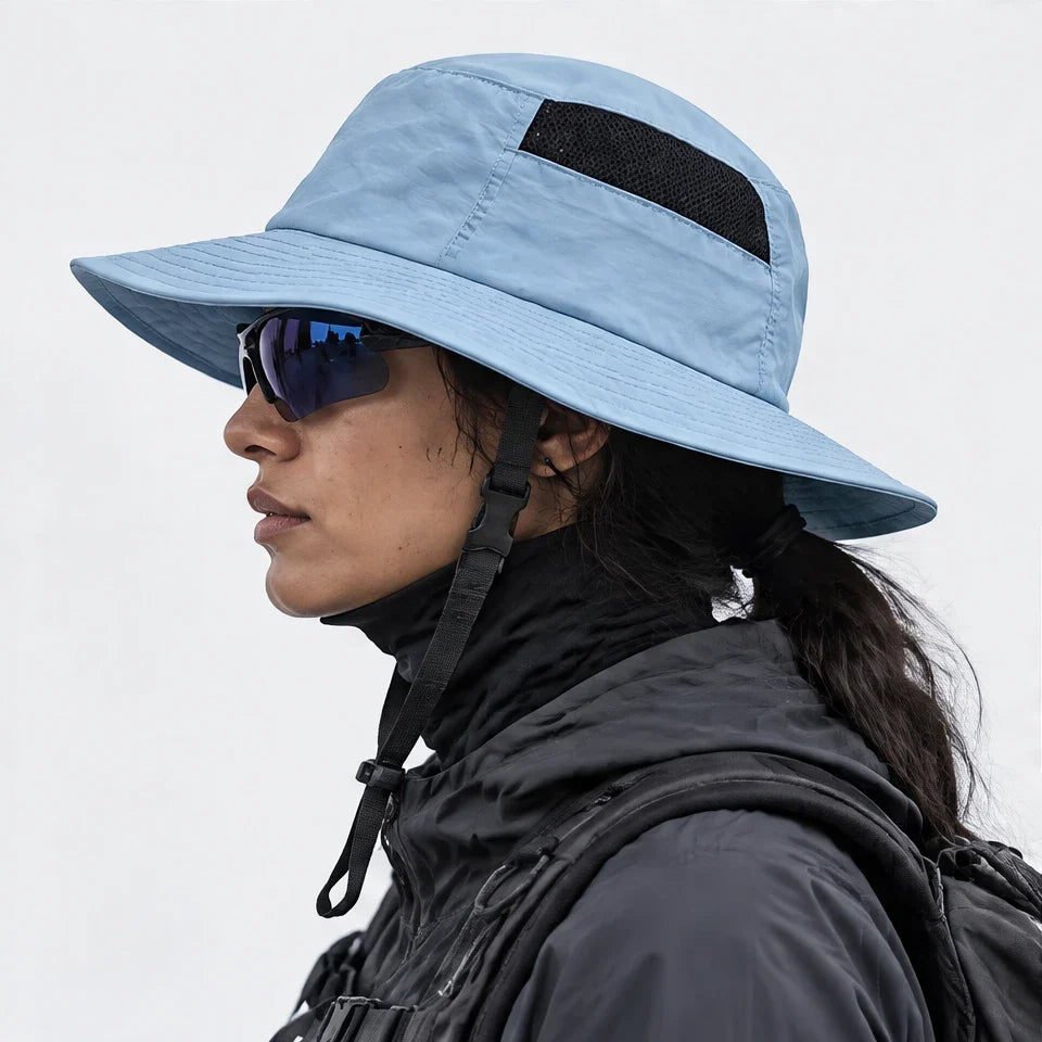 Tor - Unisex Breathable Sun Hat - Blue