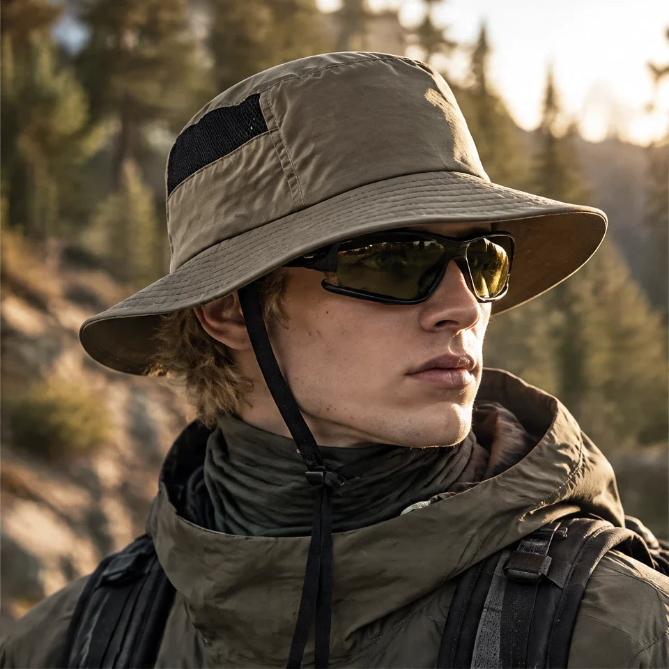 Tor - Unisex Breathable Sun Hat - Brown