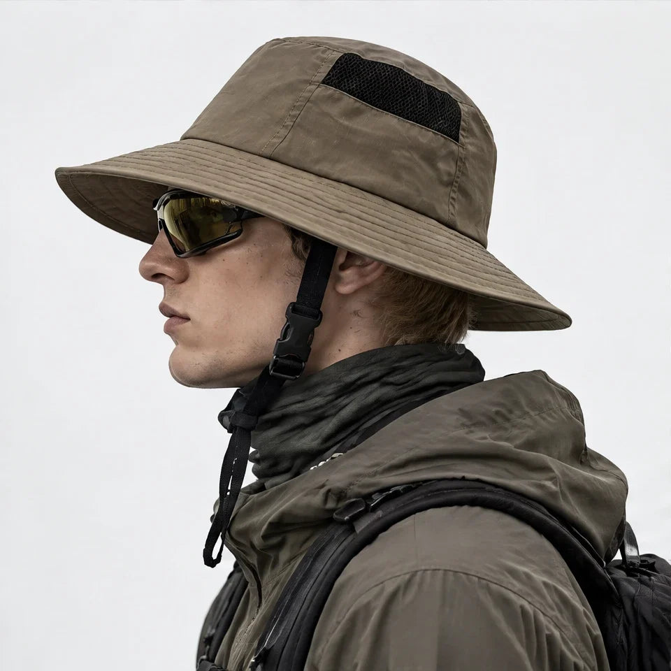 Tor - Unisex Breathable Sun Hat - Brown
