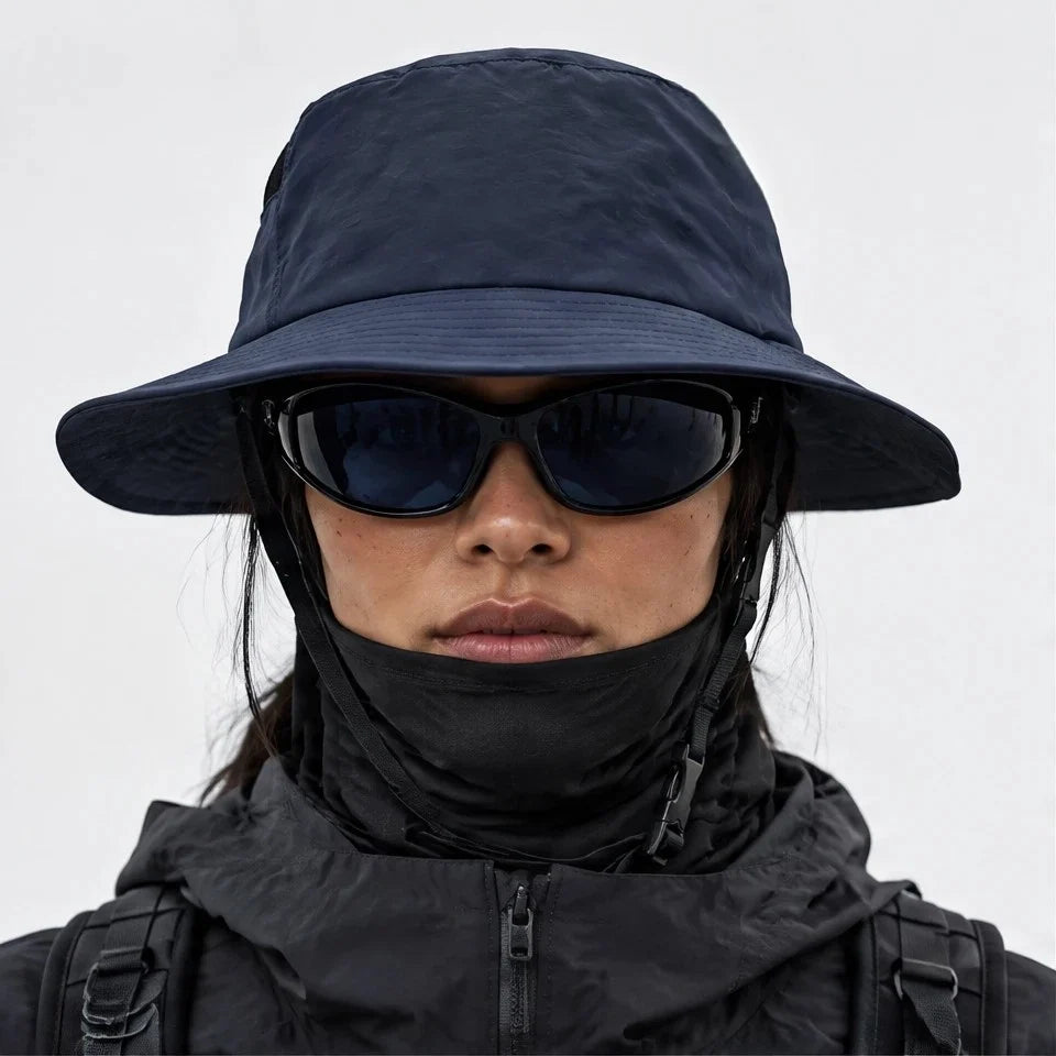 Tor - Unisex Breathable Sun Hat - Navy Blue