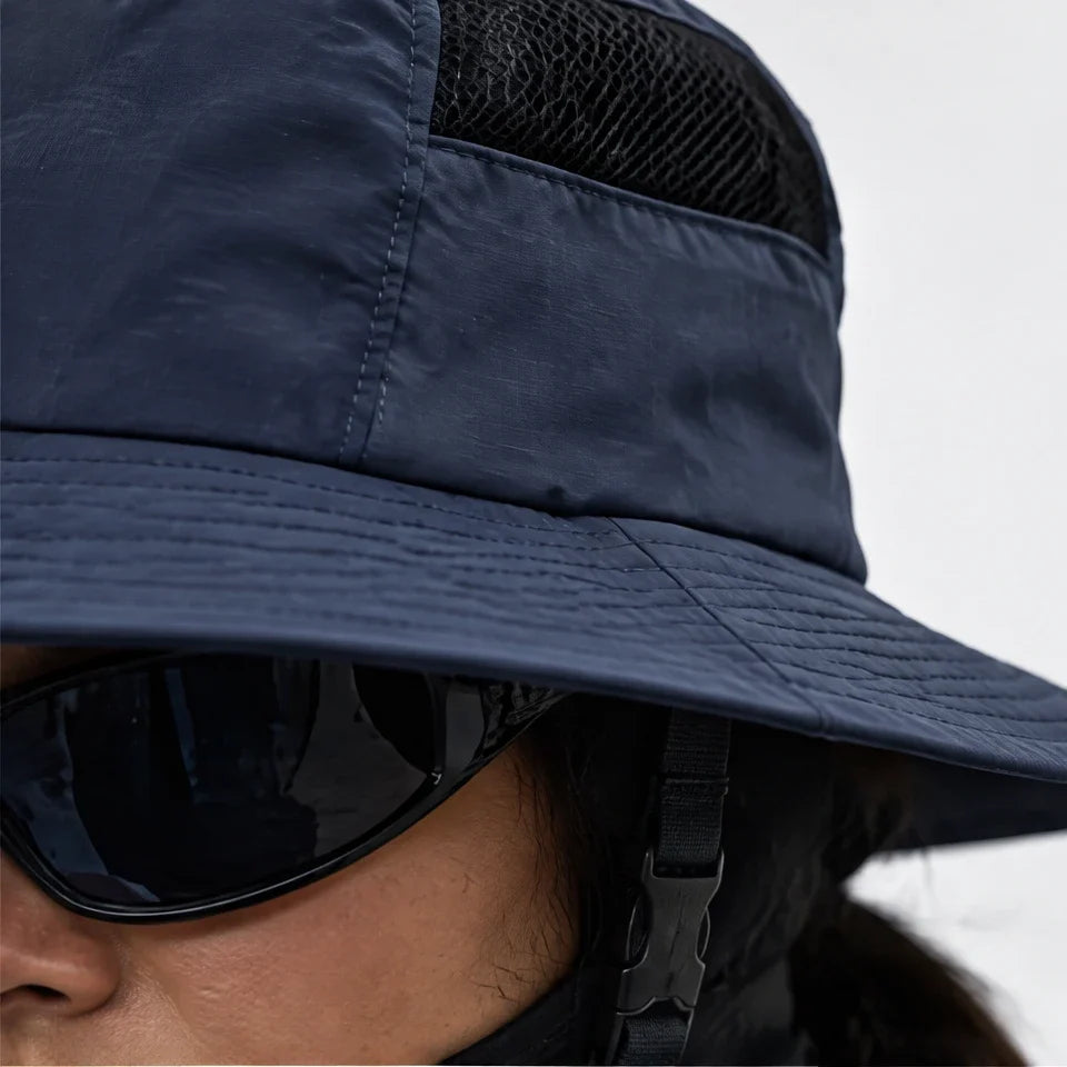Tor - Unisex Breathable Sun Hat - Navy Blue
