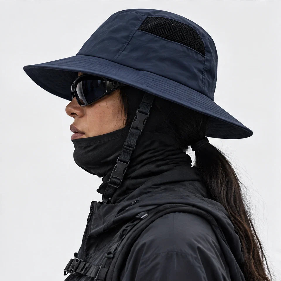 Tor - Unisex Breathable Sun Hat - Navy Blue
