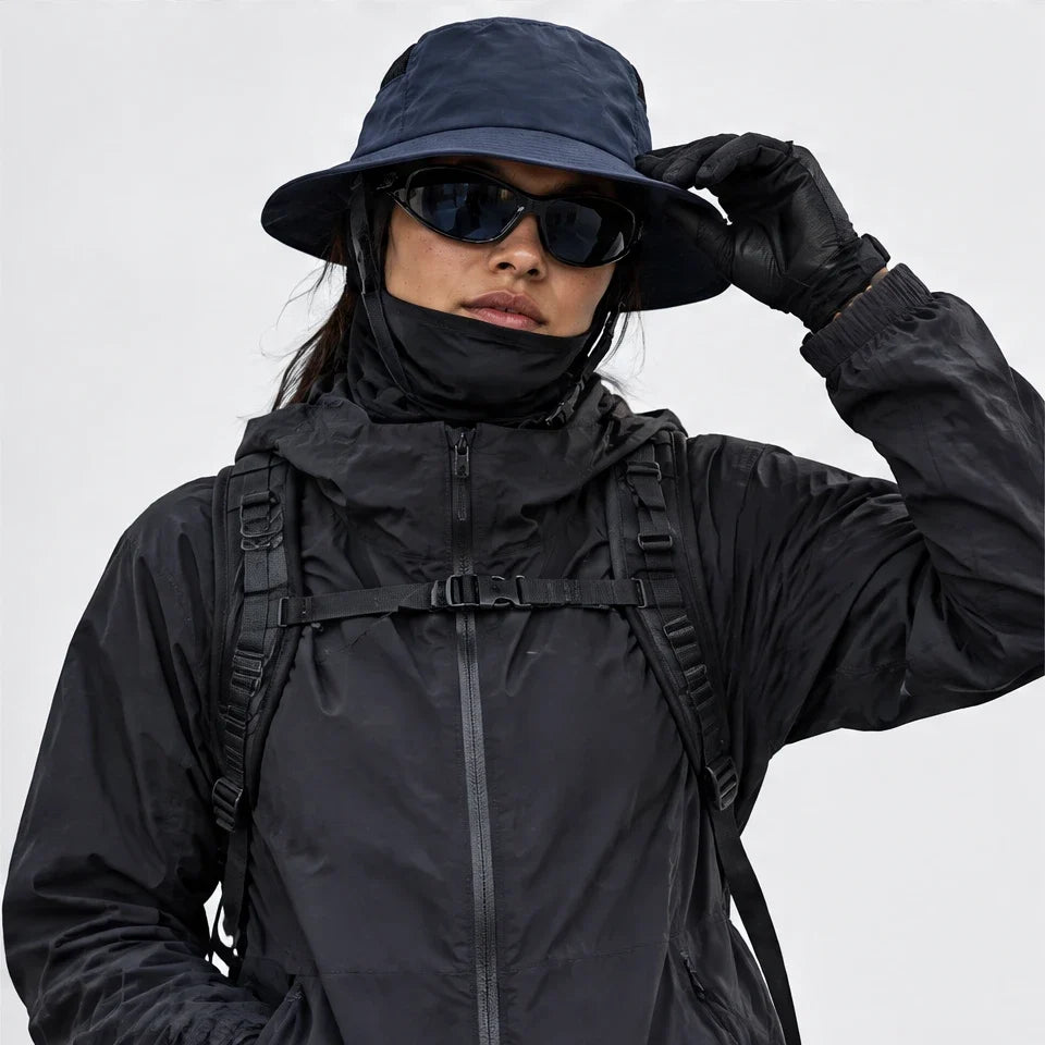 Tor - Unisex Breathable Sun Hat - Navy Blue