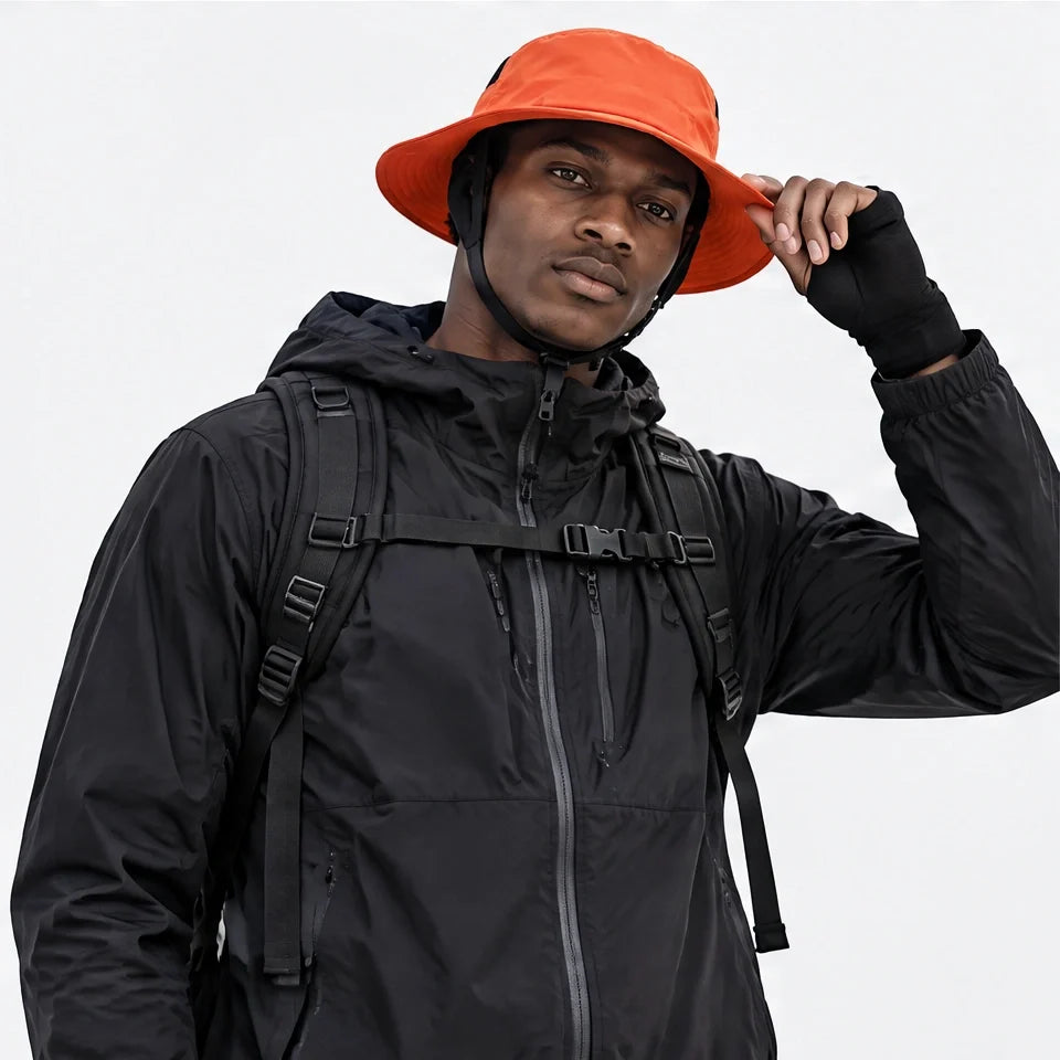 Tor - Unisex Breathable Sun Hat - Orange
