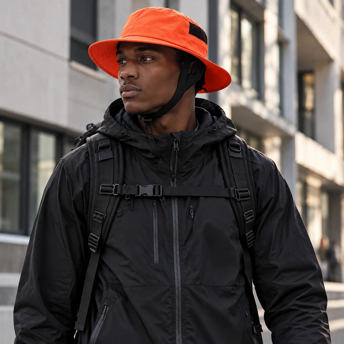 Tor - Unisex Breathable Sun Hat - Orange
