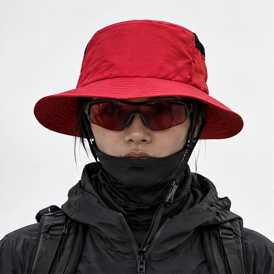 Tor - Unisex Breathable Sun Hat - Red