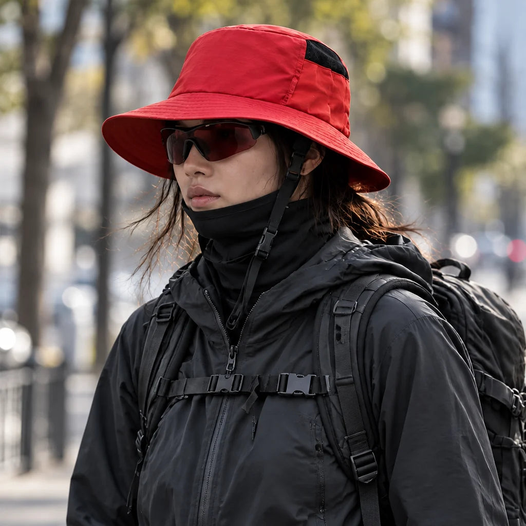 Tor - Unisex Breathable Sun Hat - Red
