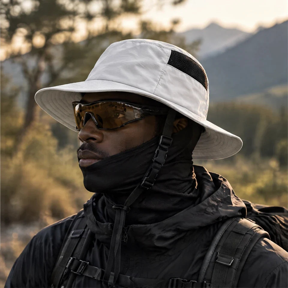 Tor - Unisex Breathable Sun Hat - White