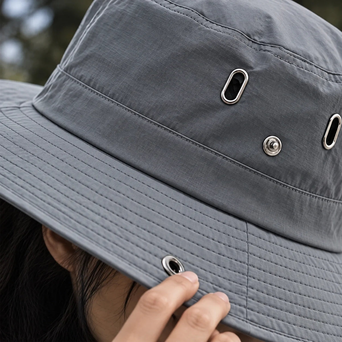 Glen - Unisex Breathable Packable Sun Hat - Grey
