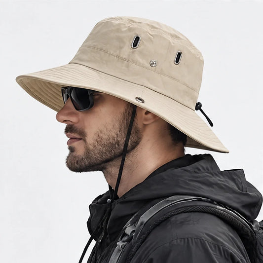 Glen - Unisex Breathable Packable Sun Hat - Khaki