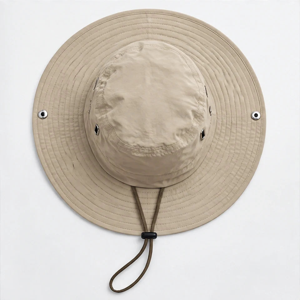 Glen - Unisex Breathable Packable Sun Hat - Khaki