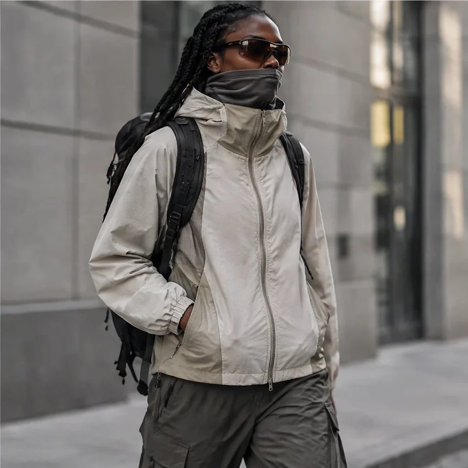 Flux - Unisex Water-Repellent & Windproof UPF50+ Lightweight Jacket - Khaki