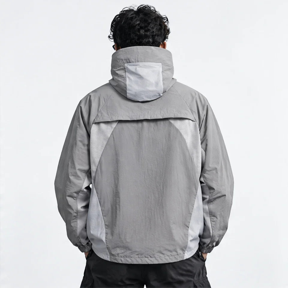 Flux - Unisex Water-Repellent & Windproof UPF50+ Lightweight Jacket - Light Grey