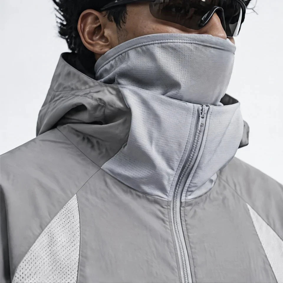 Flux - Unisex Water-Repellent & Windproof UPF50+ Lightweight Jacket - Light Grey