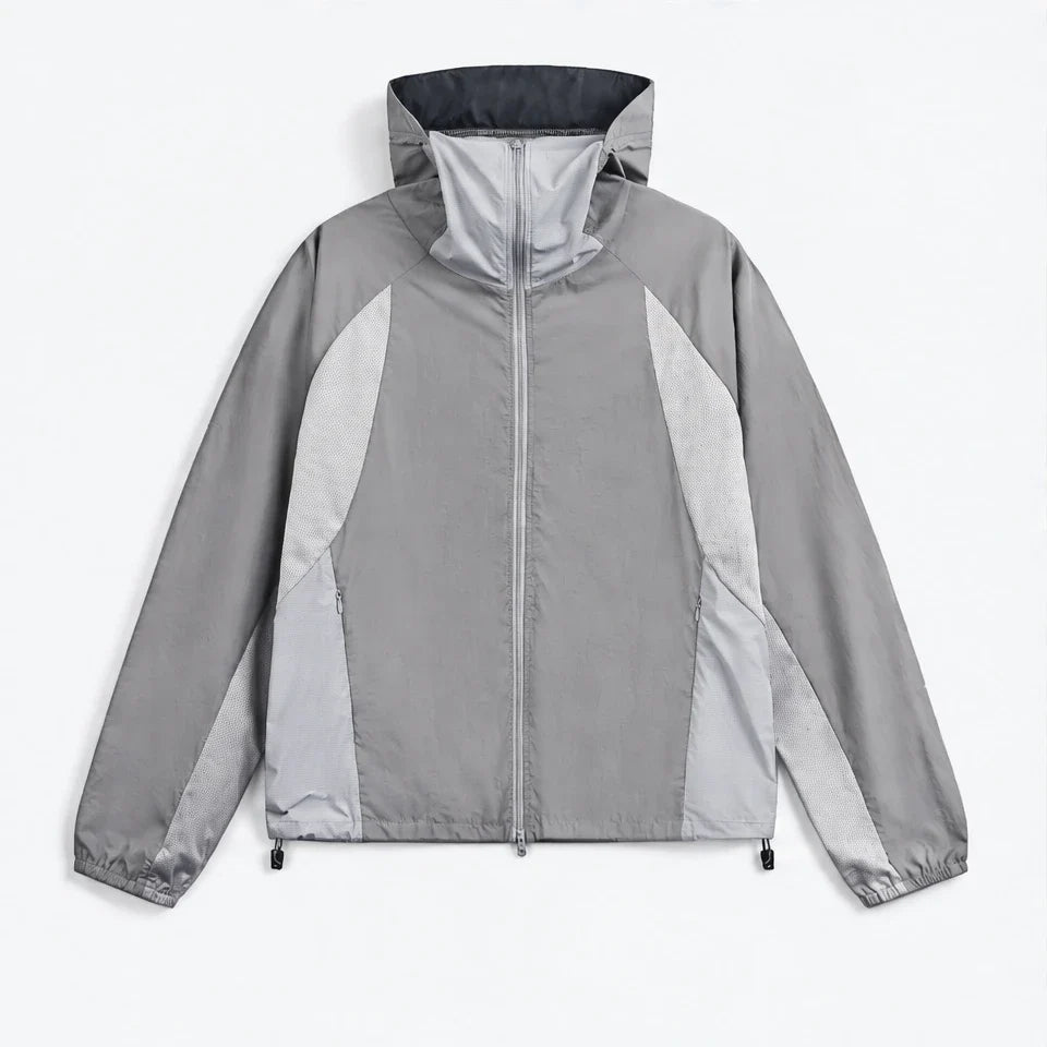 Flux - Unisex Water-Repellent & Windproof UPF50+ Lightweight Jacket - Light Grey