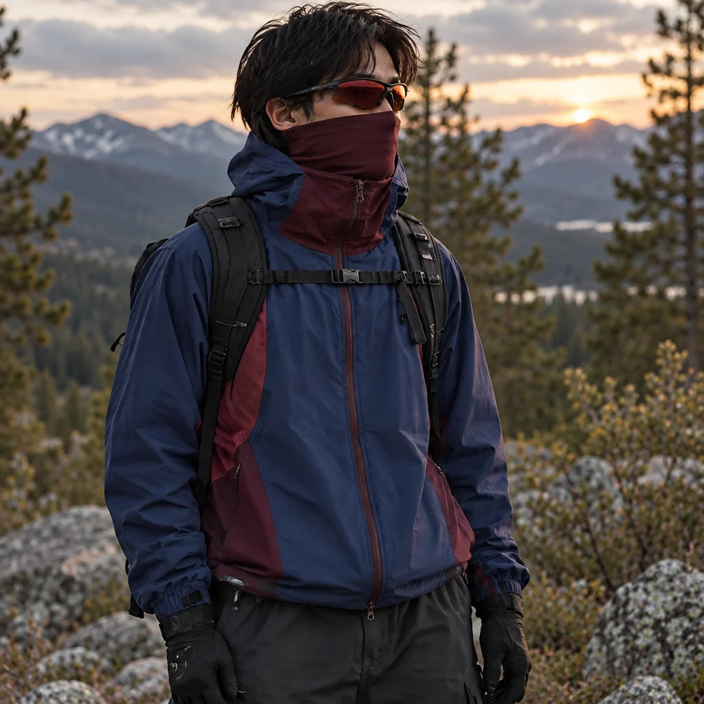 Flux - Unisex Water-Repellent & Windproof UPF50+ Lightweight Jacket - Navy Blue