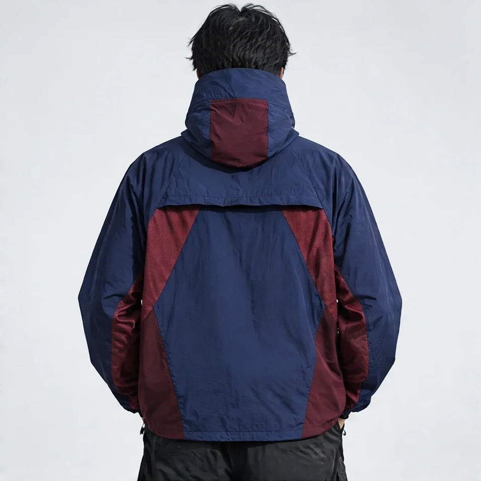 Flux - Unisex Water-Repellent & Windproof UPF50+ Lightweight Jacket - Navy Blue