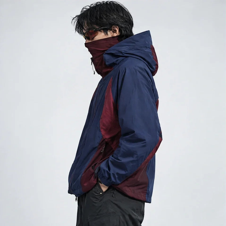 Flux - Unisex Water-Repellent & Windproof UPF50+ Lightweight Jacket - Navy Blue