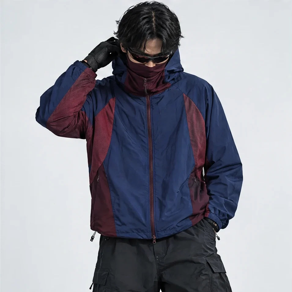 Flux - Unisex Water-Repellent & Windproof UPF50+ Lightweight Jacket - Navy Blue