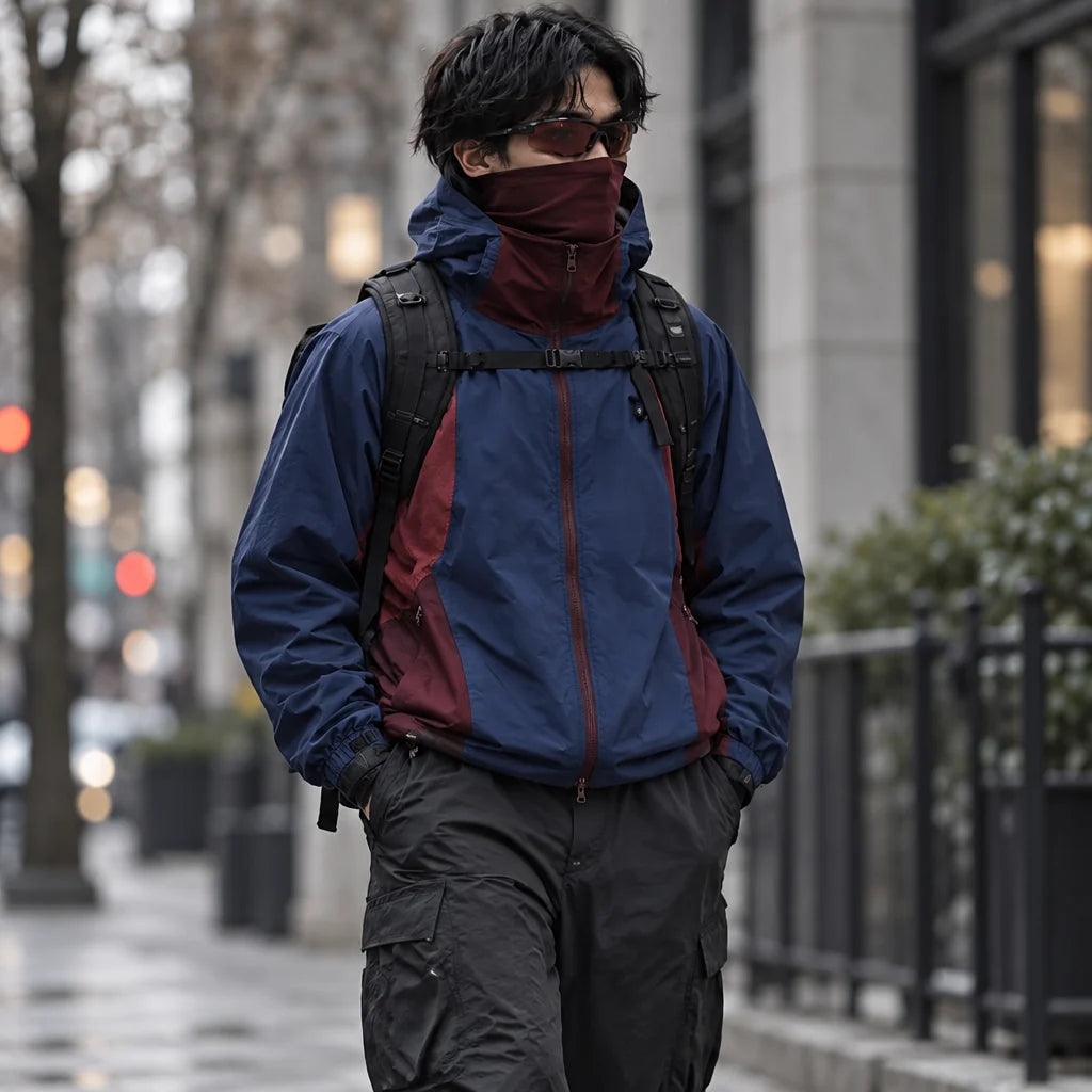 Flux - Unisex Water-Repellent & Windproof UPF50+ Lightweight Jacket - Navy Blue