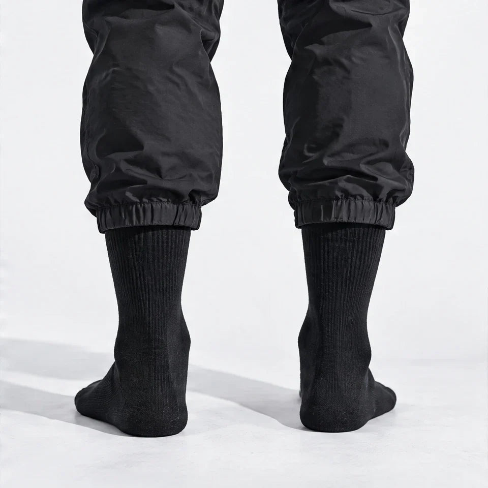 Wath - Unisex High-Barrel Waterproof Socks - Black