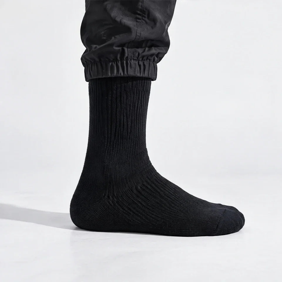 Wath - Unisex High-Barrel Waterproof Socks - Black