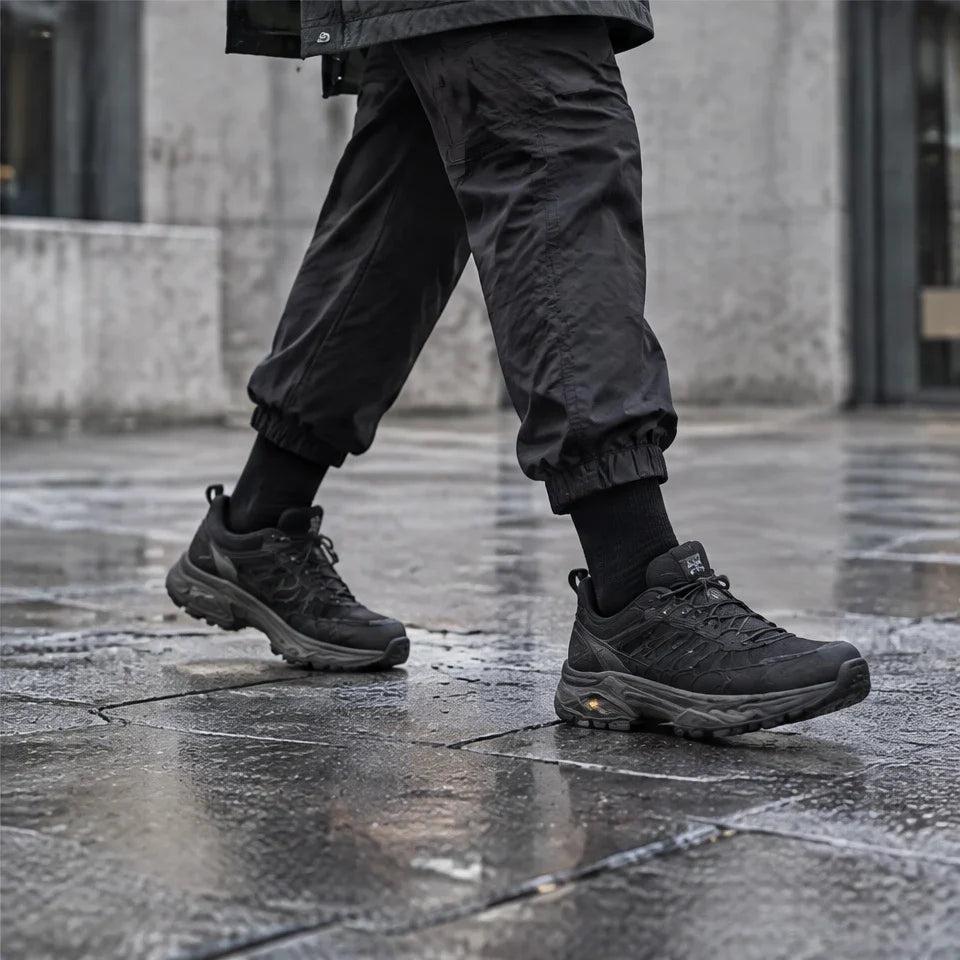 Wath - Unisex High-Barrel Waterproof Socks - Black