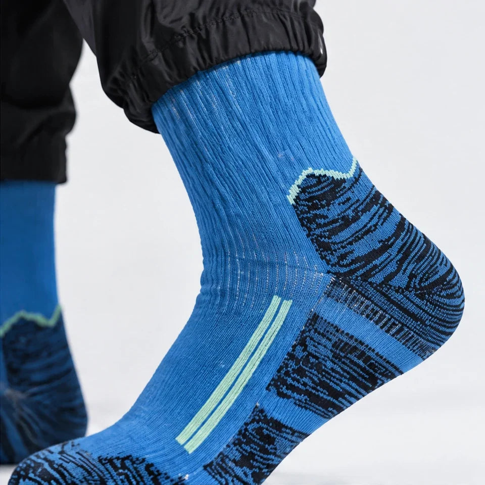 Wath - Unisex High-Barrel Waterproof Socks - Electric Blue