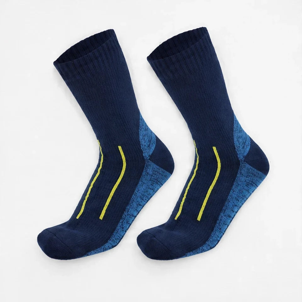 Wath - Unisex High-Barrel Waterproof Socks - Navy Blue