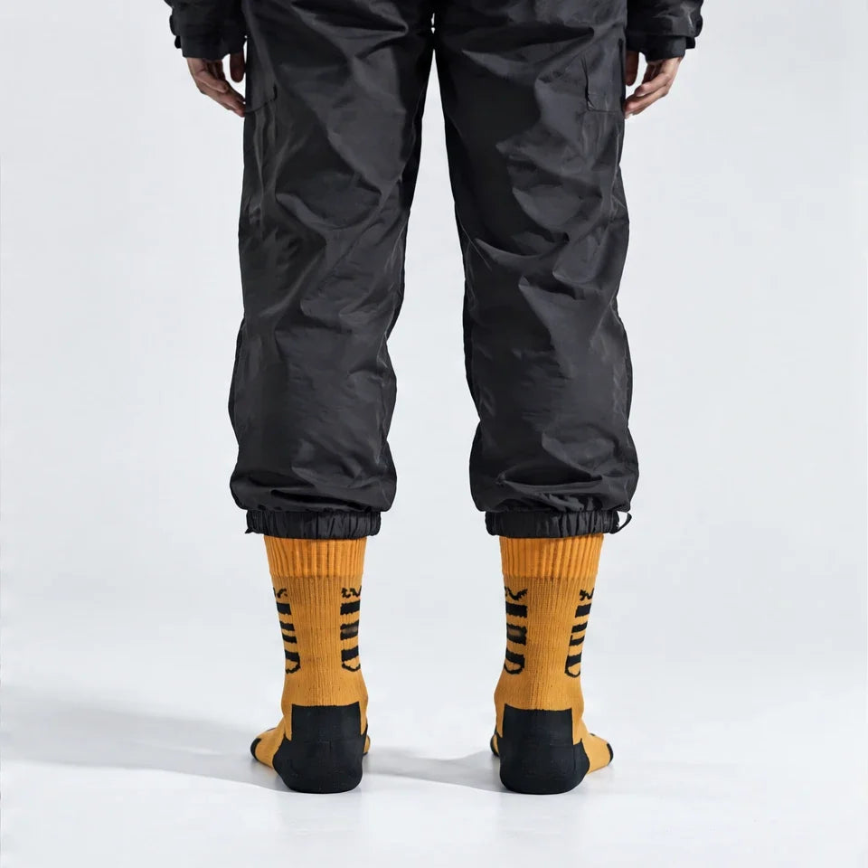Wath - Unisex High-Barrel Waterproof Socks - Orange