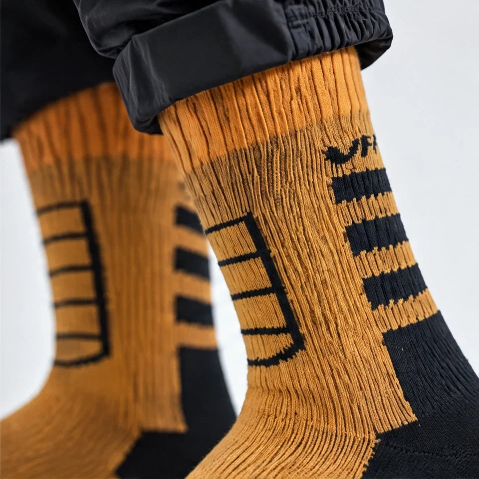 Wath - Unisex High-Barrel Waterproof Socks - Orange