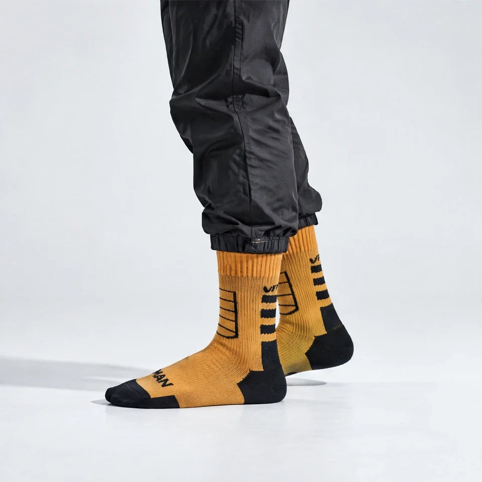 Wath - Unisex High-Barrel Waterproof Socks - Orange