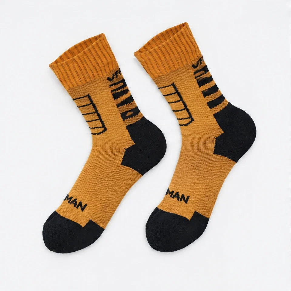 Wath - Unisex High-Barrel Waterproof Socks - Orange