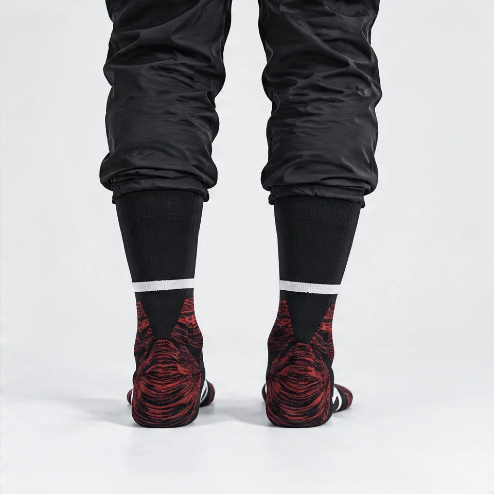Wath - Unisex High-Barrel Waterproof Socks - Red